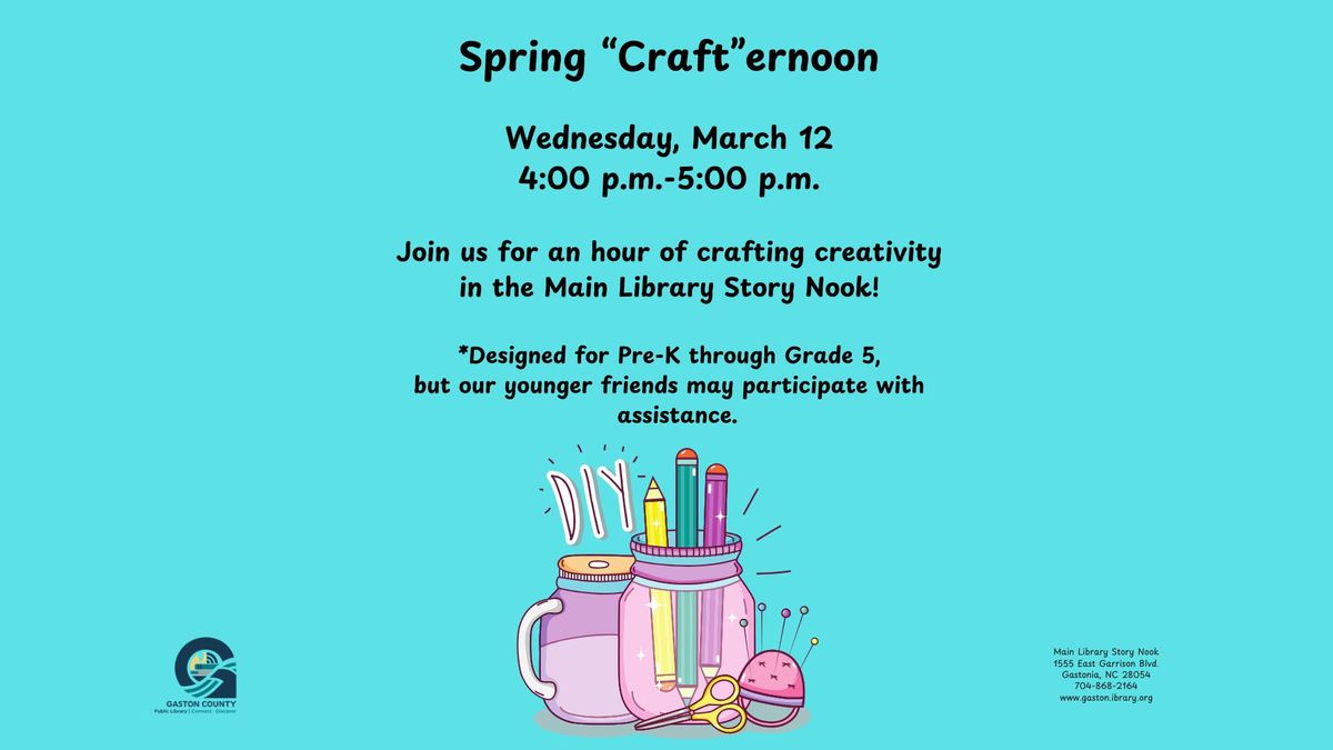 Spring "Craft"ernoon