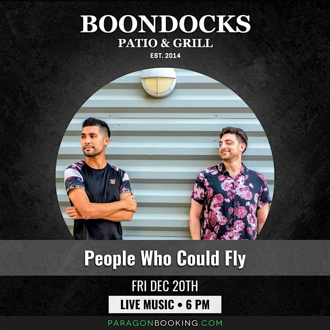 Live Music in Old Town Scottsdale featuring People Who Could Fly at Boondocks Patio & Grill