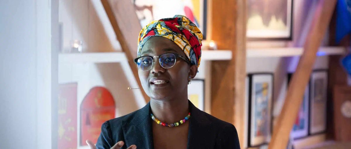 Litter\u00e6r lunsj med Irene Kinunda Afriyie