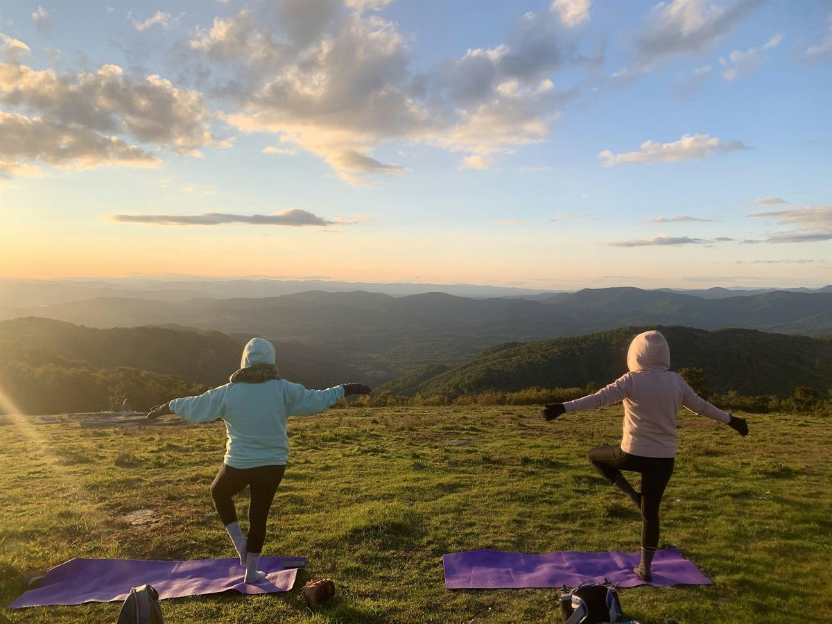 Sunset Mountaintop Yoga Hike