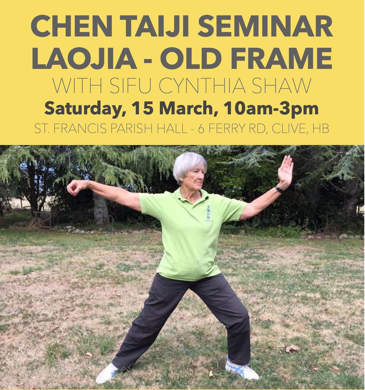 Chen Taijiquan Seminar - Laojia\/Old Frame