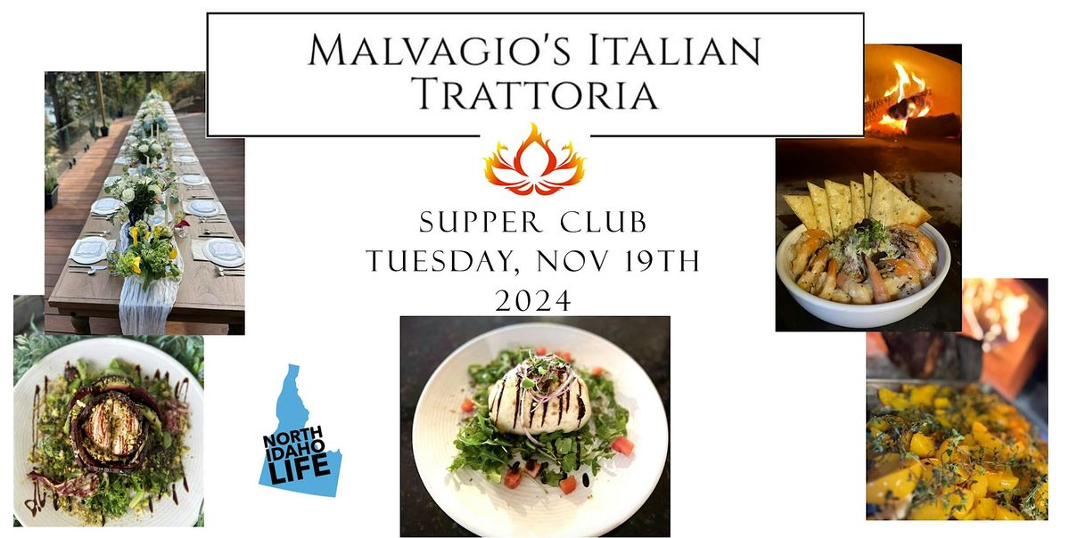 North Idaho Life Supper Club - Malvagio's Italian Trattoria