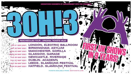 3OH!3 - Birmingham - POSTPONED to 2022