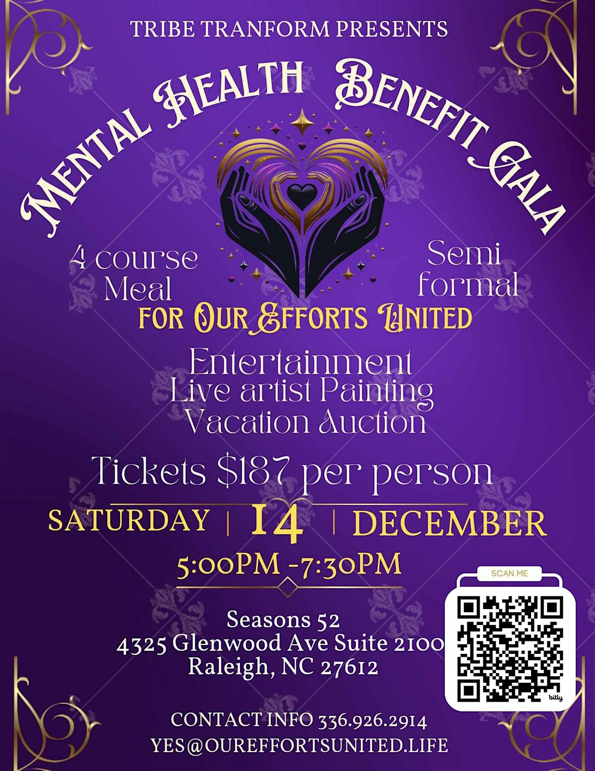 Mental Health Benefit Gala for Our Efforts United