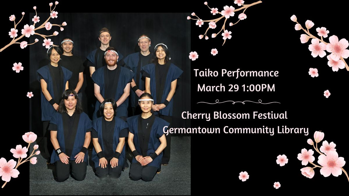 Performance at Cherry Blossom Festival at Germantown Community Library