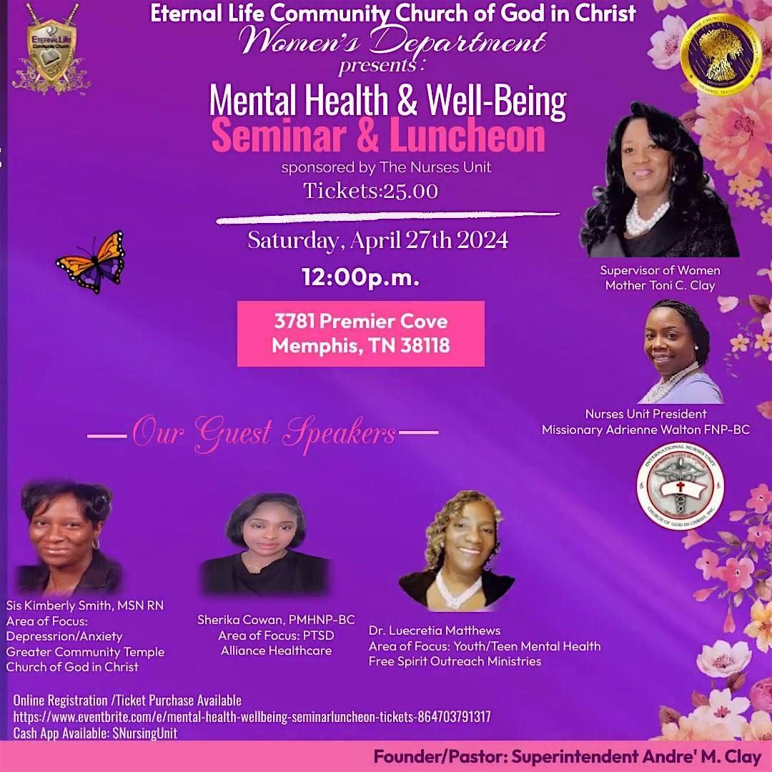 Mental Health & Wellbeing Seminar\/Luncheon