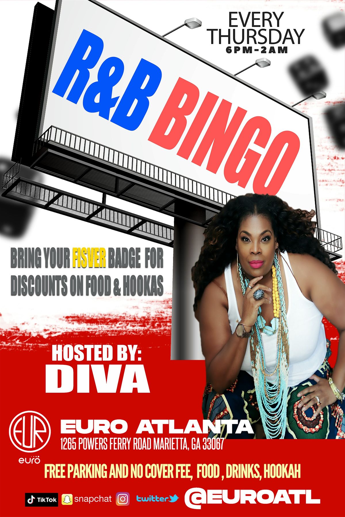 R&B Bingo @ Euro Atlanta Every Thursday