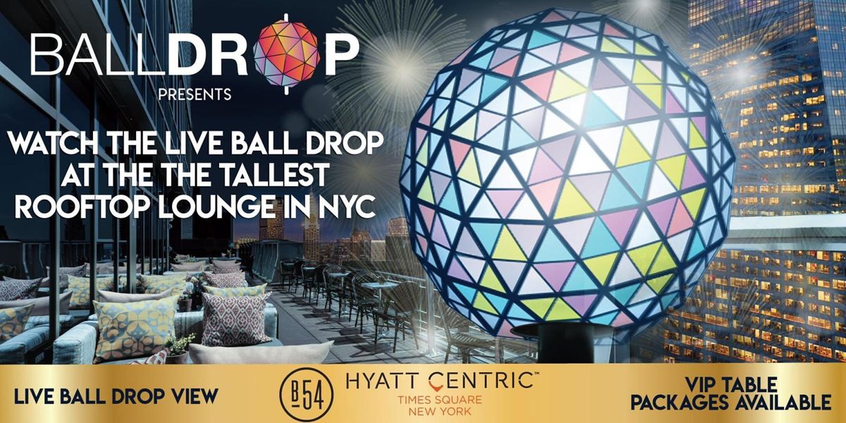 Hyatt Centric Bar 54 Rooftop NYE in Times Square