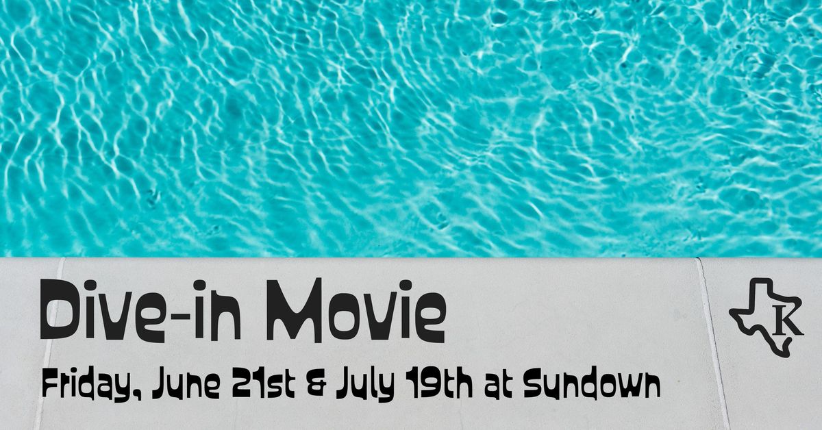 July Dive-In Movie at James Adkins Pool