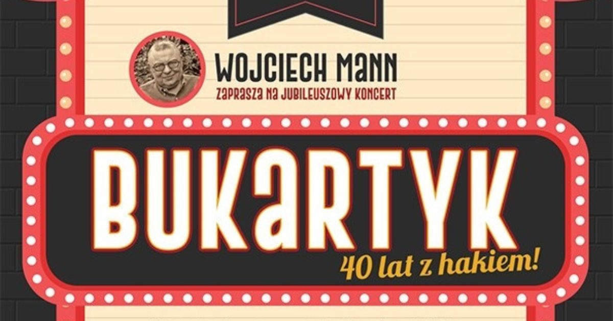 Warszawa: Piotr Bukartyk - 40 lat z hakiem