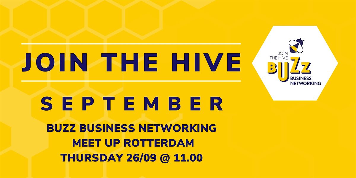 Sep 2024 Buzz Business Networking Meet Up \u2013 Rotterdam