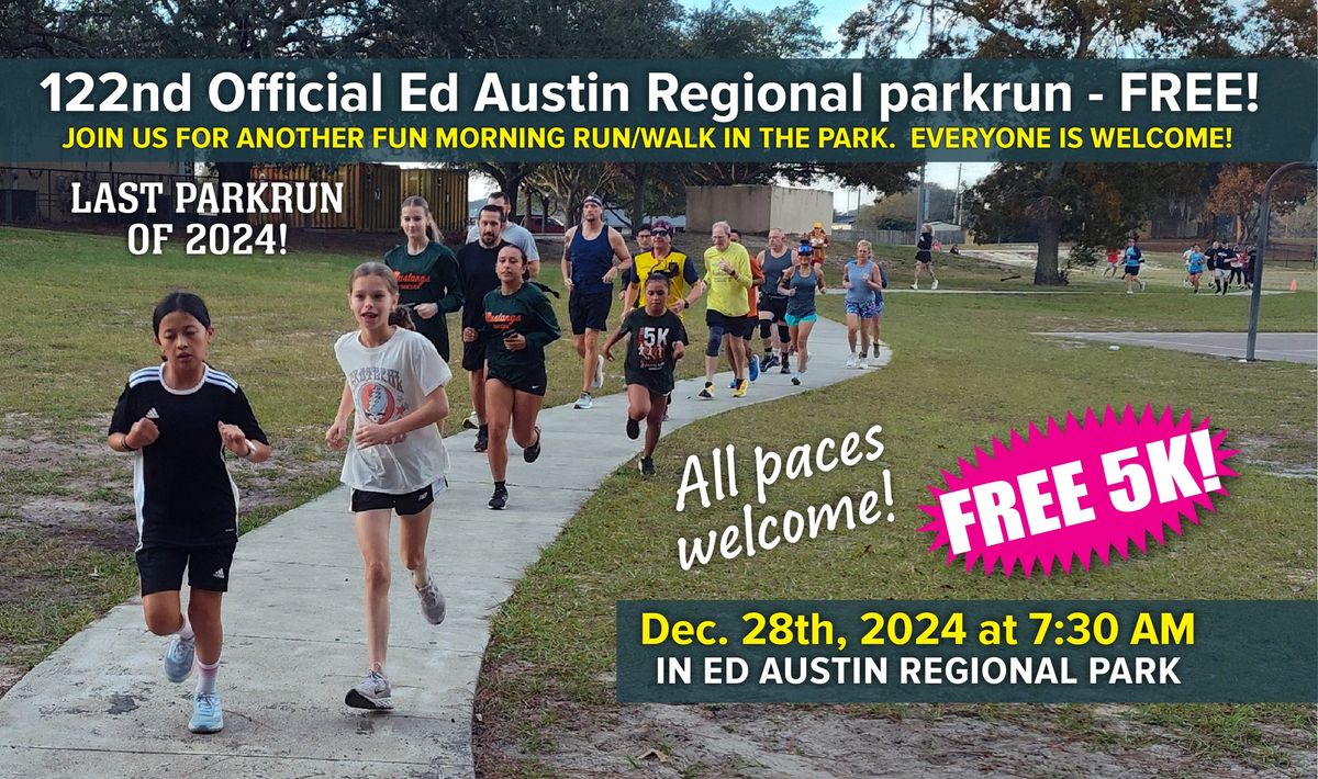 122nd Official Ed Austin Regional parkrun (Jacksonville, FL)