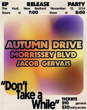 Autumn Drive\/\/ Morrissey BLVD\/\/ Jacob Gervais