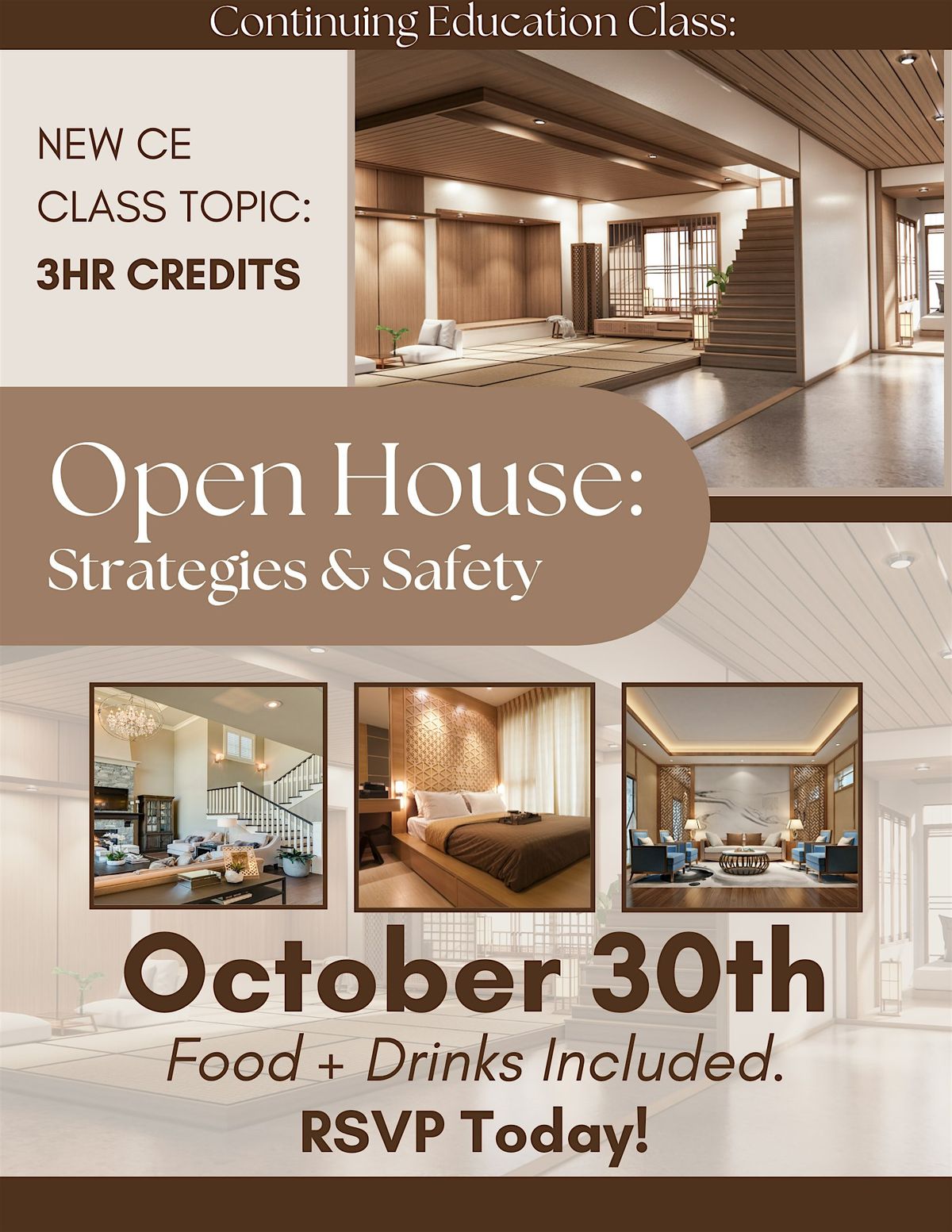 CE Class: Open House Safety, Strategies, & Success!