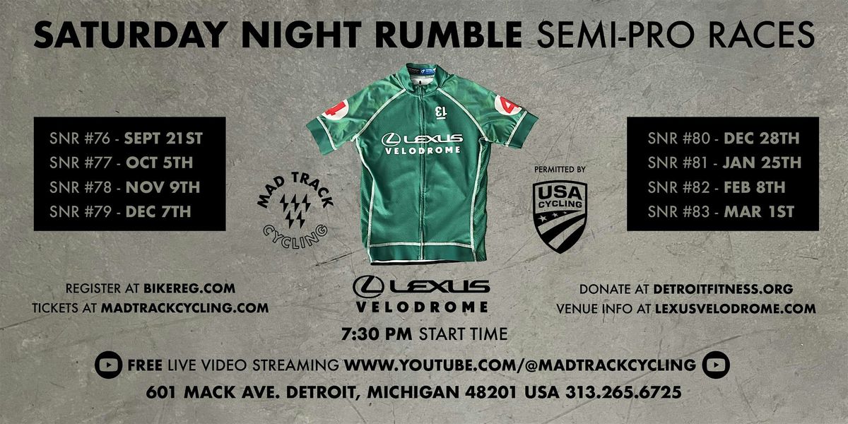 Saturday Night Rumble 78 - 2024 MI State Madison Championships