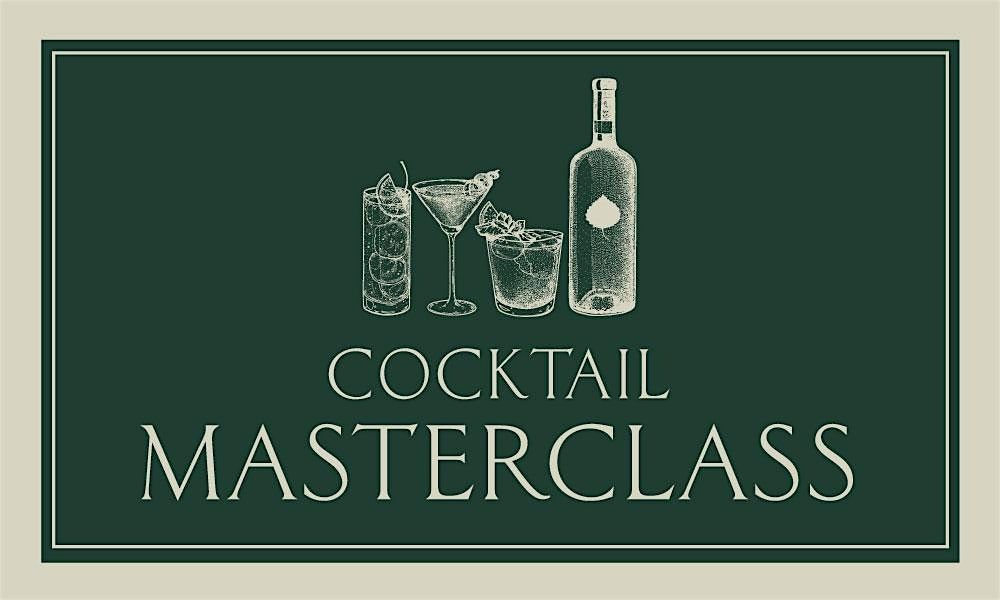 Cocktail Masterclass at The Aspen Bar: Pre-Prohibition