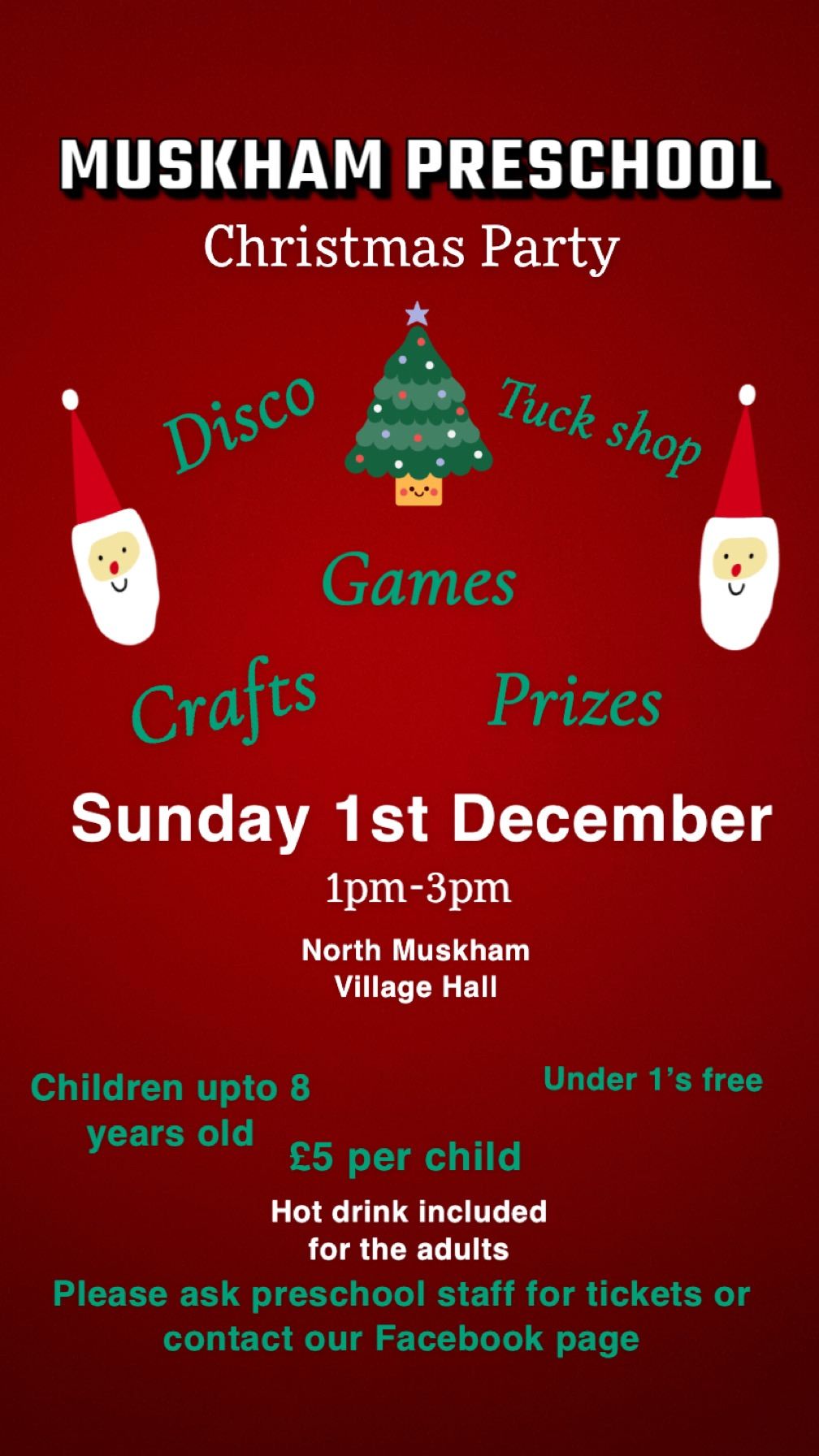 Muskham Preschool Christmas Party 