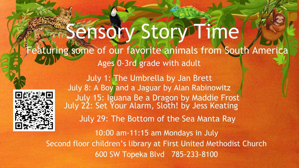 July Mondays Sensory Story Time