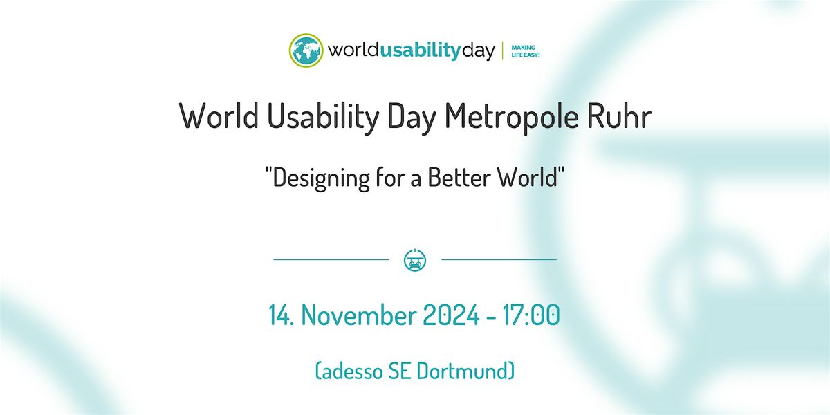 ruhrWUD 2024 - "Designing for a Better World"