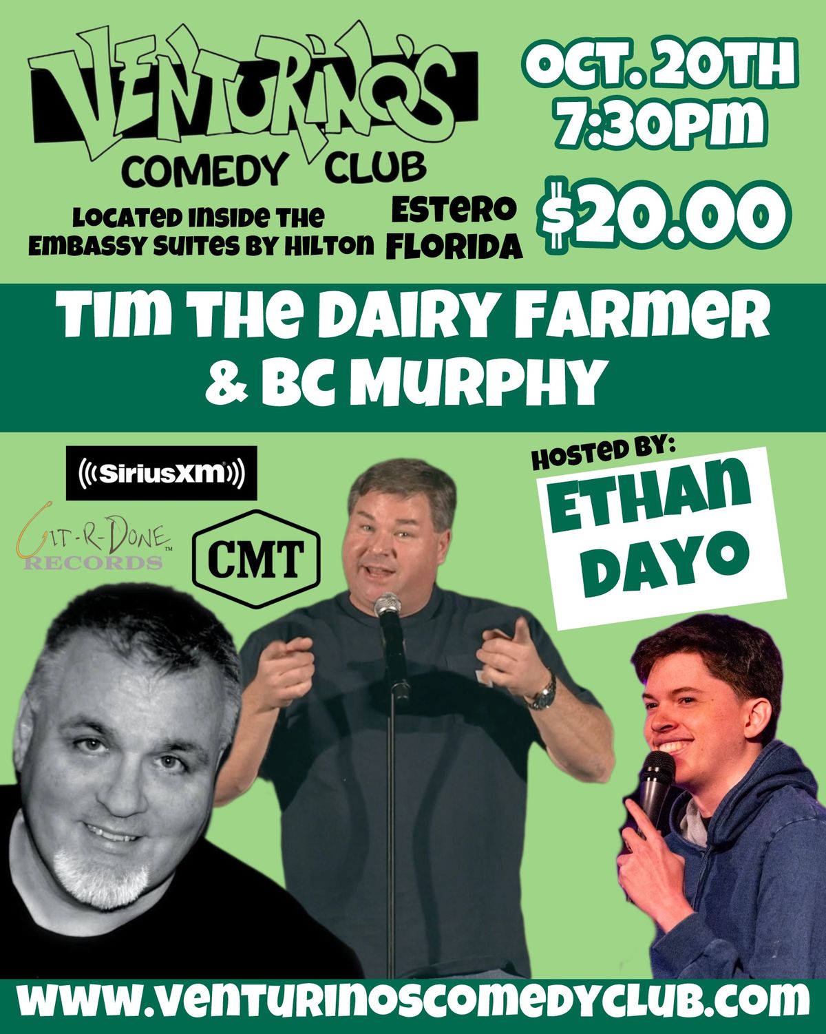 Tim The Dairy Farmer, BC Murphy, & Ethan Dayo