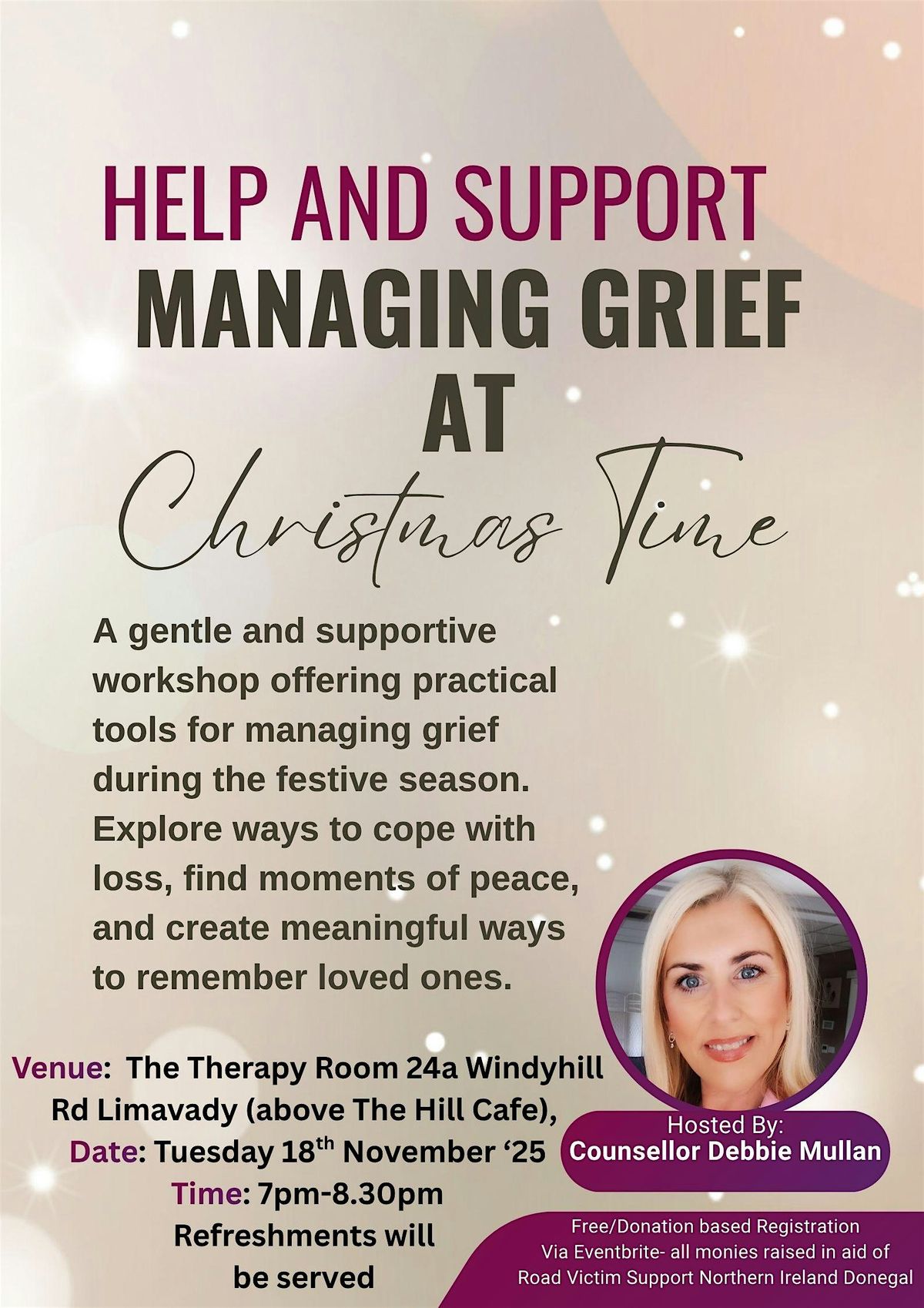 Managing Grief at Christmas Time (Cookstown)