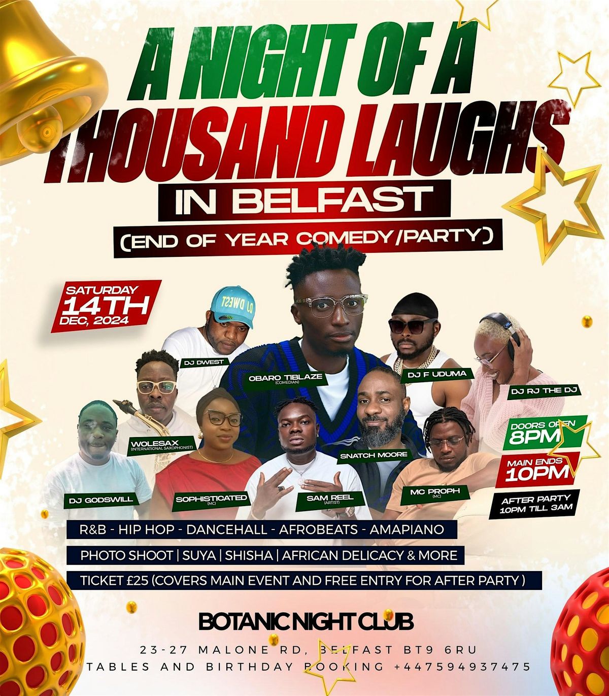 A NIGHT OF A THOUSAND LAUGHS END OF THE YEAR COMEDY SHOW 2024