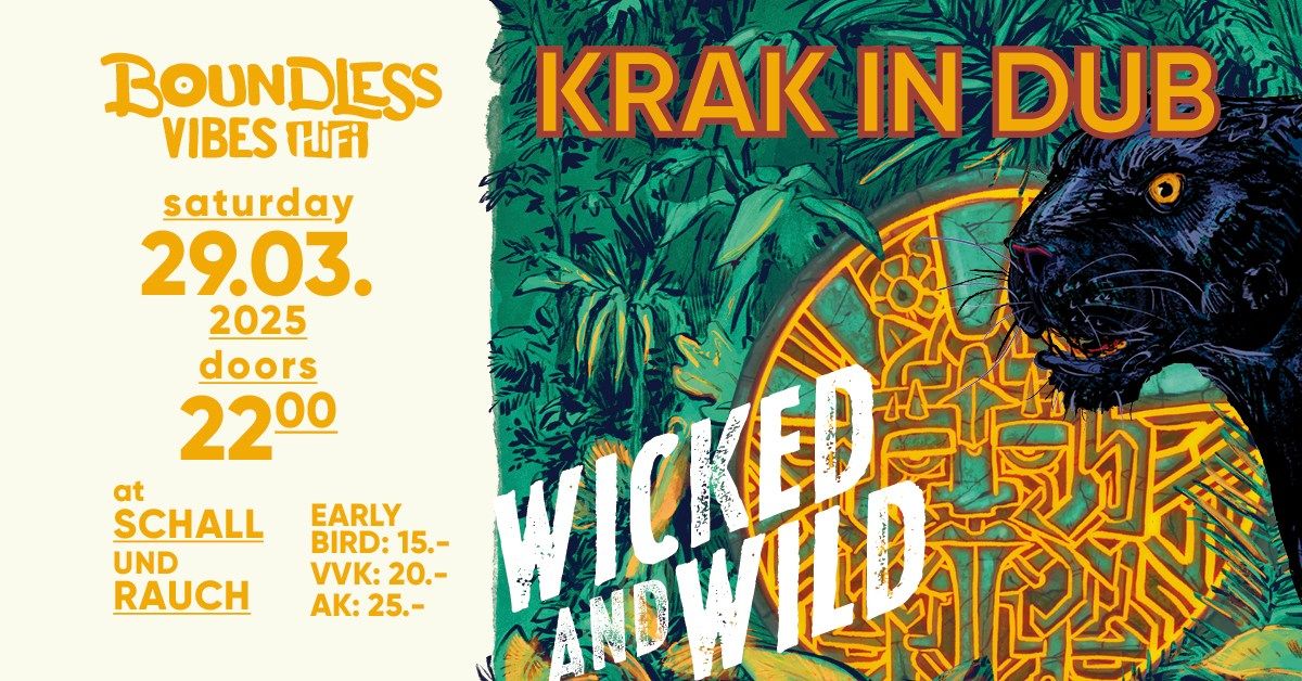 WICKED and WILD #12: Krak In Dub (AR\/FR) LIVE SET