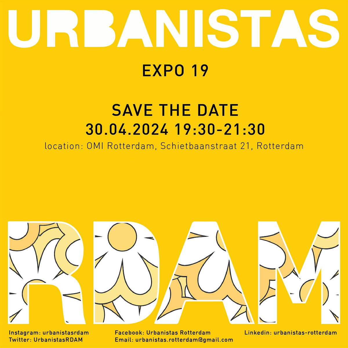 Urbanistas RDAM Expo #19 "Women's Vision for Green Urban Spaces"