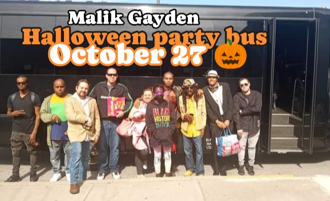 Malik Gayden Halloween   Party Bus!