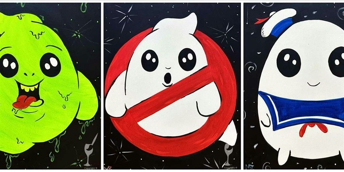 Adorable Ghostbusters - Paint and Sip by Classpop!\u2122