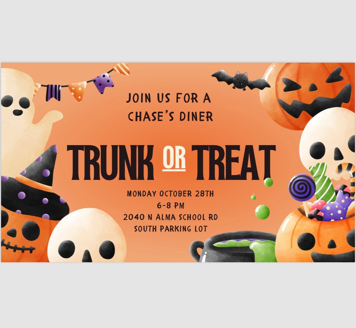 Chase's Diner Trunk or Treat 