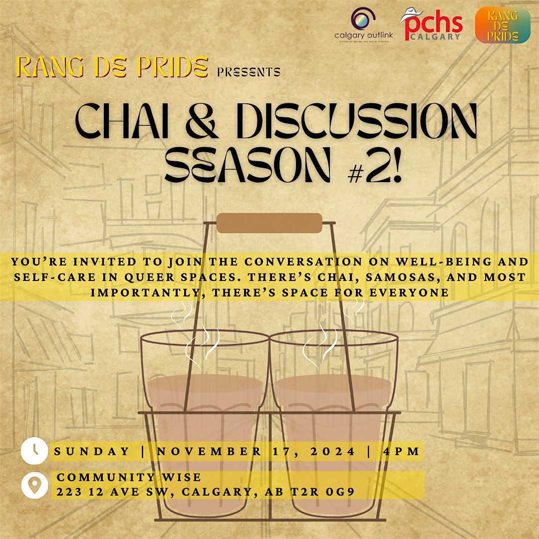 Chai & Discussion: Queer Conversations on Well-being