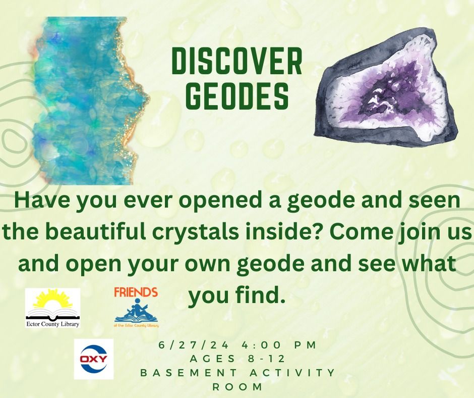 Discover Geodes