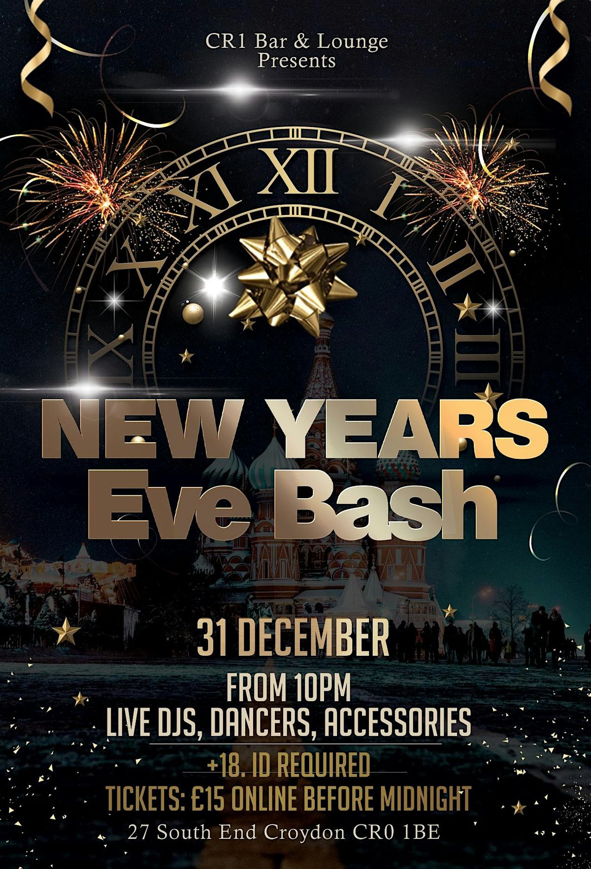 New Years Eve Party @ CR1