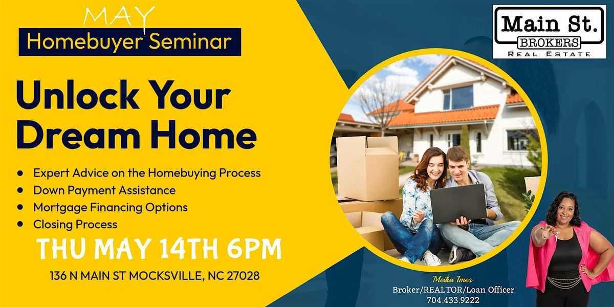 MAY - First Time Homebuyer Seminar(Mocksville)