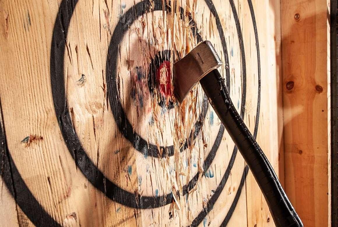 Axe Throwing evening