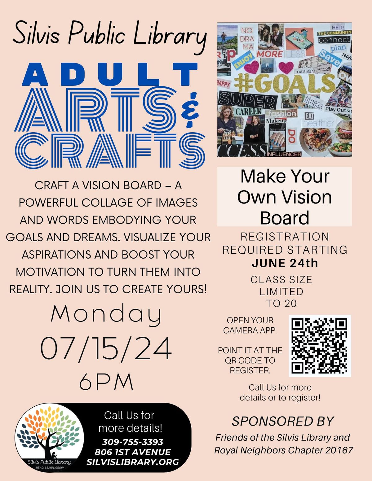 Adult Arts & Crafts: Make Your Own Vision Board
