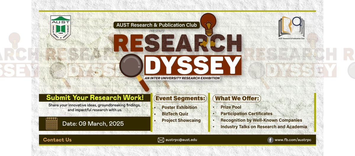 Research Odyssey: An Inter-University Research Exhibition 