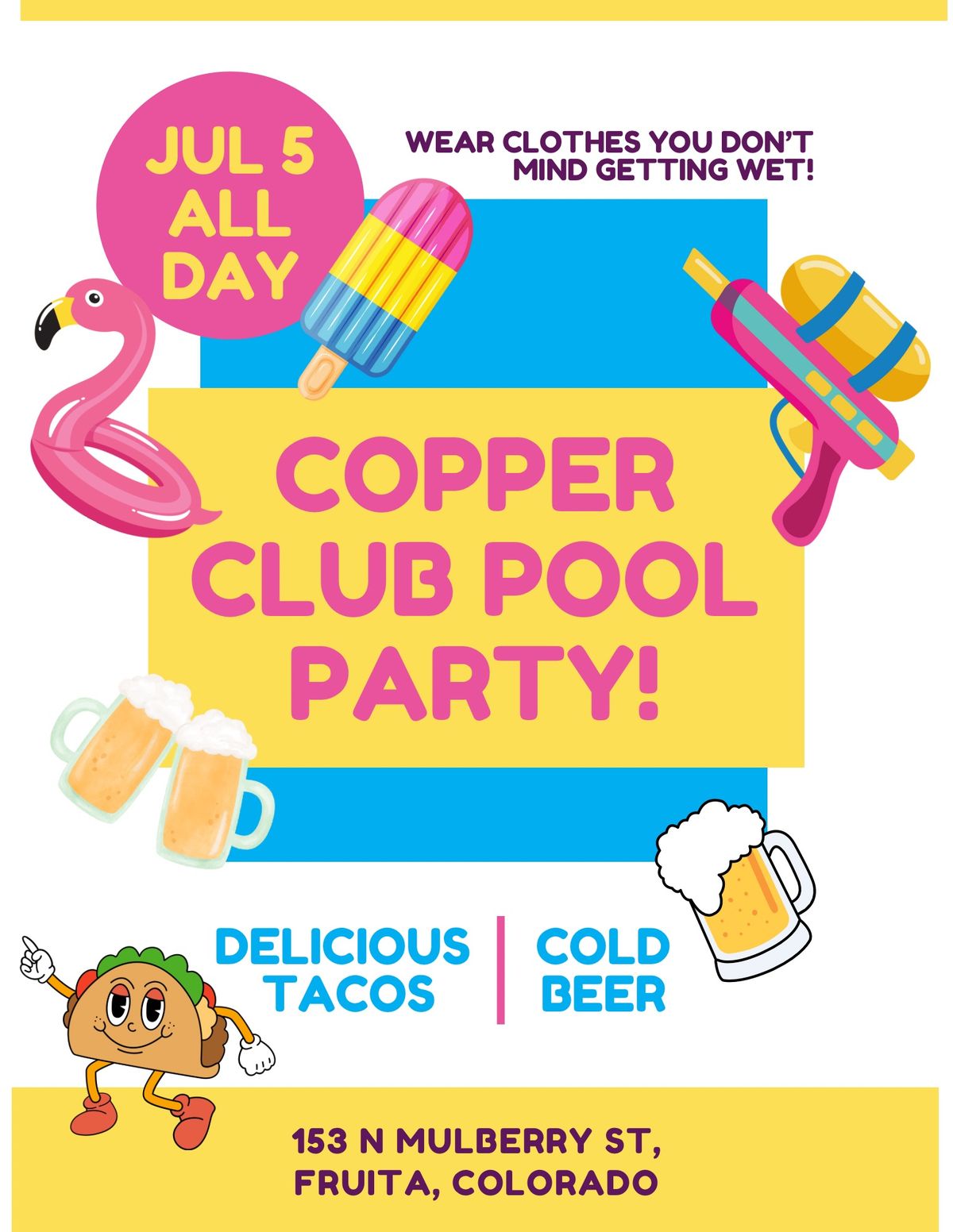 Copper Club Pool Party!