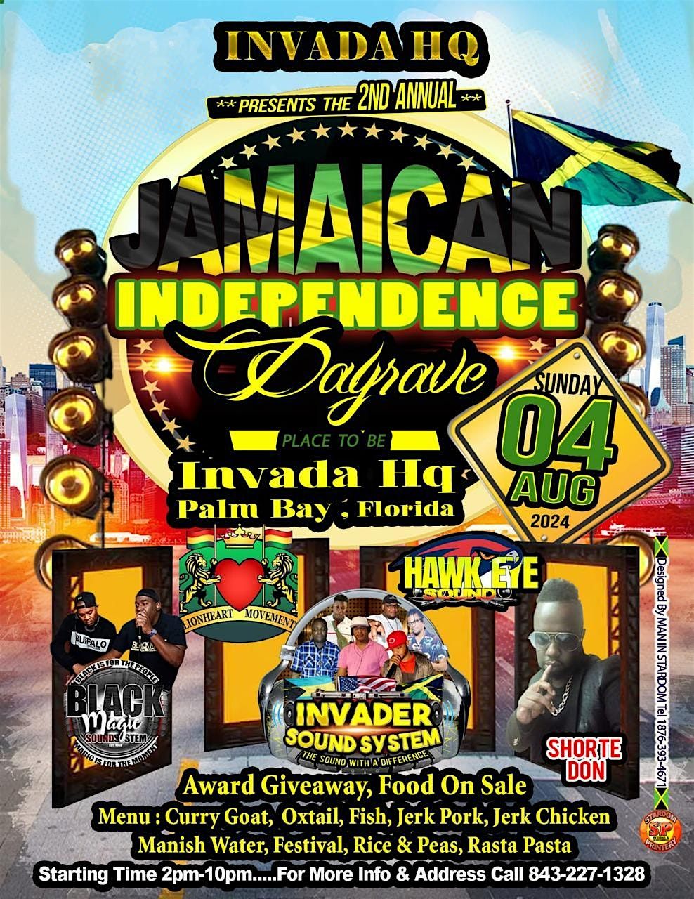 Jamaican 62nd  independence day Ravee