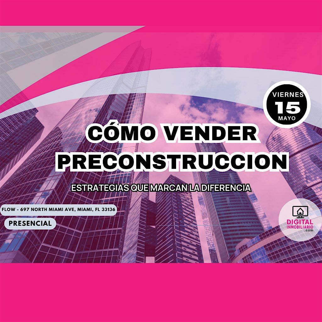 C\u00d3MO VENDER PRECONSTRUCCION