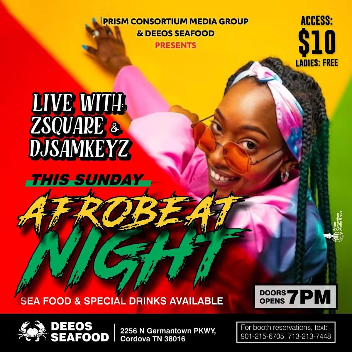Afrobeat Night - Every Sunday Night