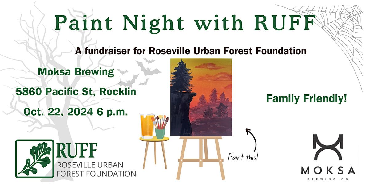 Paint Night Fundraiser for Roseville Urban Forest Foundation