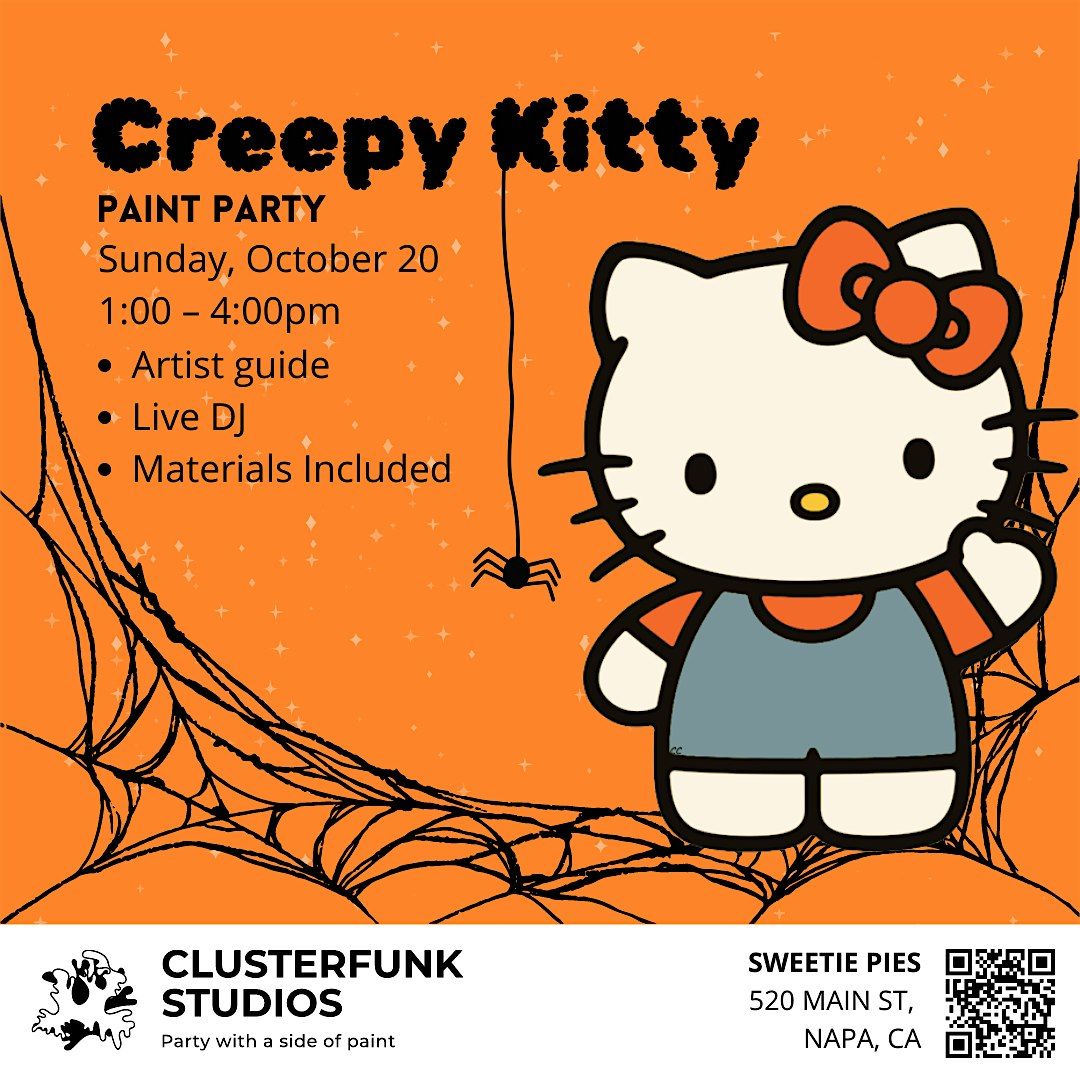 Creepy Kitty Paint Party!