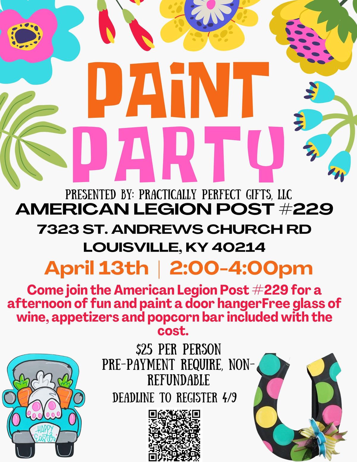 American Legion Post #229 Paint Party