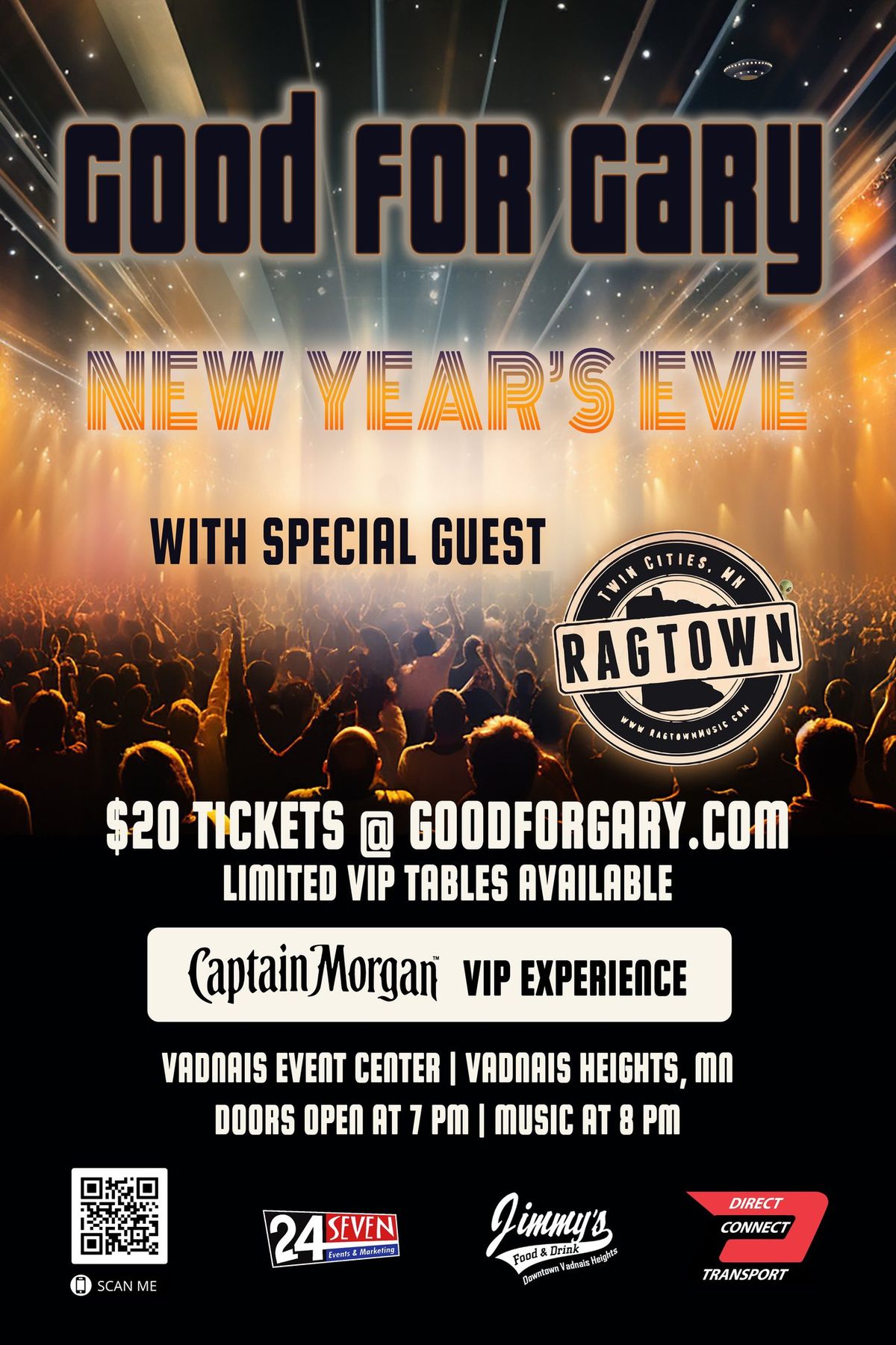 NYE at Vadnais Event Center (Jimmy\u2019s)