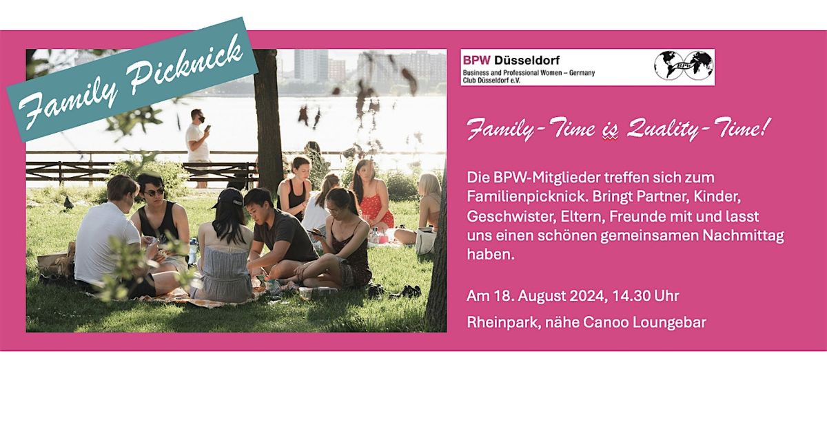 Familien-Picknick der BPW im Rheinpark