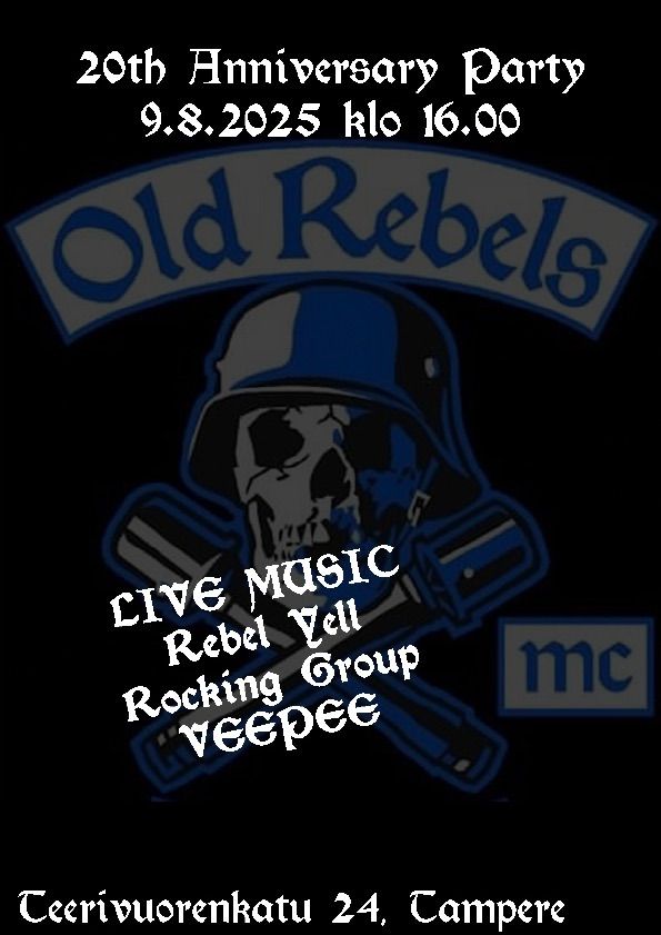 Old Rebels MC 20TH anniversary party