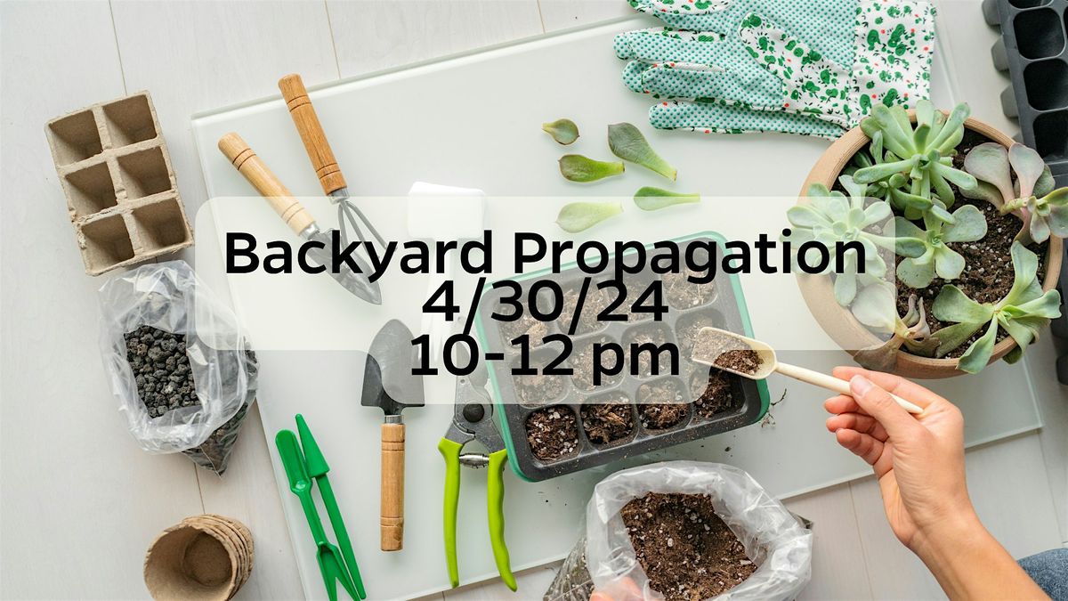 Backyard Propagation 101