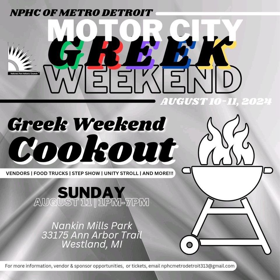 Motor City Greek Weekend Cookout 
